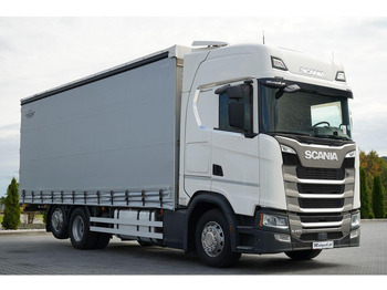 Curtainsider truck SCANIA S 450