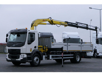 Dropside/ Flatbed truck, Crane truck Volvo FE 280: picture 2 Dropside/ Flatbed truck, Crane truck Volvo FE 280: picture 2
