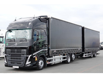 Curtainsider truck Volvo FH 500 / I-SAVE / XL / ZESTAW TANDEM PRZEJAZDOWY 120 M3 / 2023 /: picture 3