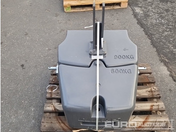 Agricultural machinery Unused Claas 1500kg (900+600kg) Front Hitch Weight: picture 5