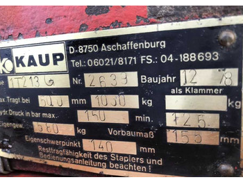 Clamp KAUP