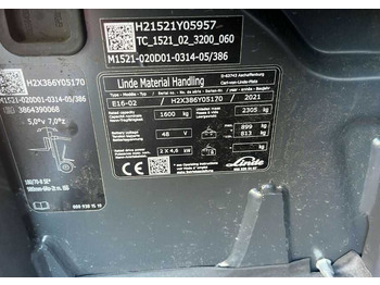 Electric forklift Linde E16-02: picture 4