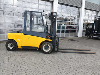 Diesel forklift Jungheinrich DFG 680 / 4.500mm / 2.413h / Zinkenverstellgerät: picture 2