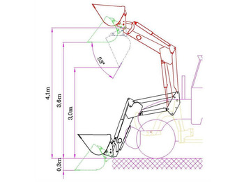Front loader for tractor Hydrometal ładowacz czołowy AT-40: picture 2
