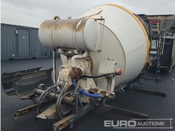 Concrete mixer drum