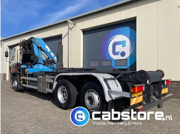 Hook lift truck, Crane truck DAF CF 85.340 6X2 Euro 3 - Haakarm containersystem - Hooklift - Abrollkipper - Year 2004 - HMF 1680-K2 Crane - Grua - Ladekran - Autolaadkraan: picture 2