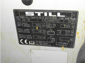 Electric forklift Still RX20-16: picture 5 Electric forklift Still RX20-16: picture 5