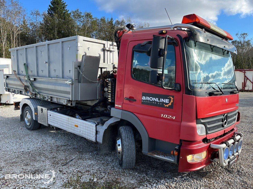 2007 Mercedes-Benz Atego 1024 Crane+Winch+Hooklift - Hook lift truck, Crane truck: picture 2 2007 Mercedes-Benz Atego 1024 Crane+Winch+Hooklift - Hook lift truck, Crane truck: picture 2