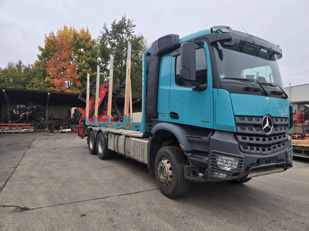 Mercedes-Benz Arocs 2651 Holztransporter Blatt Blatt Kran - Log truck, Crane truck: picture 1 Mercedes-Benz Arocs 2651 Holztransporter Blatt Blatt Kran - Log truck, Crane truck: picture 1