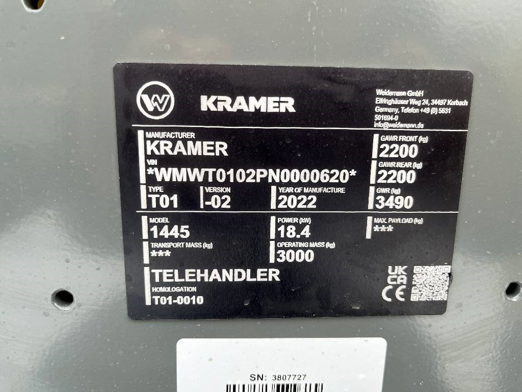 Kramer 1445 - Telescopic wheel loader: picture 2 Kramer 1445 - Telescopic wheel loader: picture 2