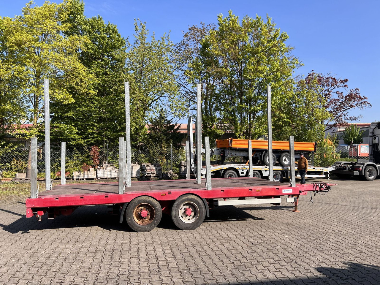 Auwärter Tandempritsche, ausziehbar, wenig Benutzt - Dropside/ Flatbed trailer: picture 5 Auwärter Tandempritsche, ausziehbar, wenig Benutzt - Dropside/ Flatbed trailer: picture 5