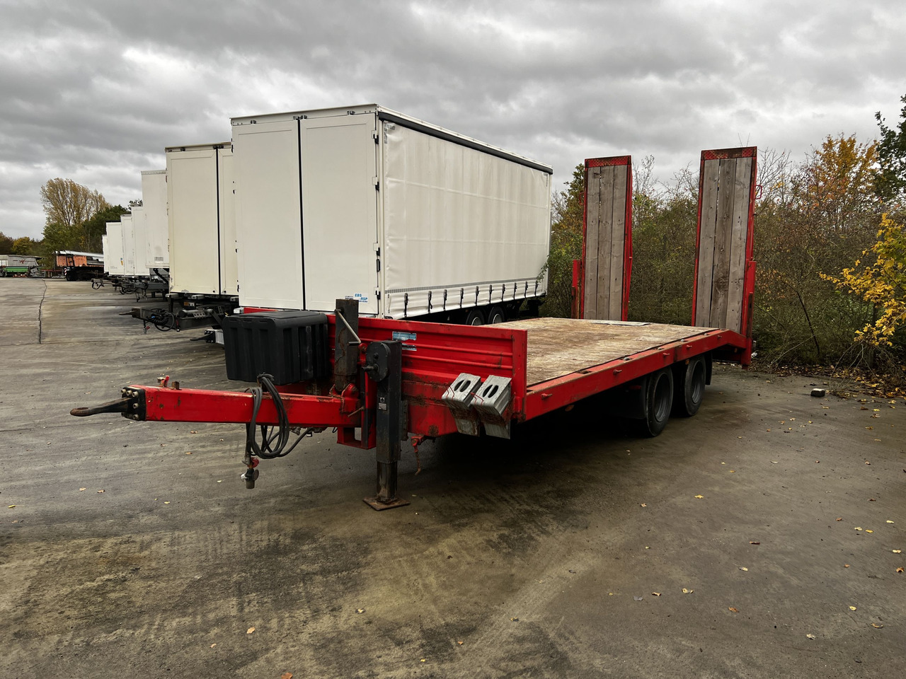 Blomenroehr 682/13800 13,8 t Tandemtieflader - Low loader trailer: picture 2 Blomenroehr 682/13800 13,8 t Tandemtieflader - Low loader trailer: picture 2