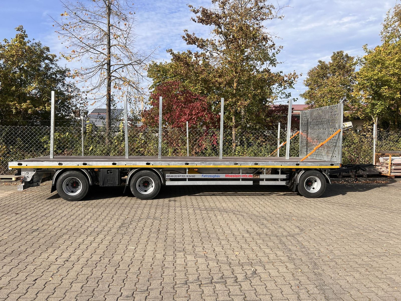 Möslein 3 Achs Jumbo- Plato- Anhänger 8,60 m, Mega - Dropside/ Flatbed trailer: picture 2 Möslein 3 Achs Jumbo- Plato- Anhänger 8,60 m, Mega - Dropside/ Flatbed trailer: picture 2