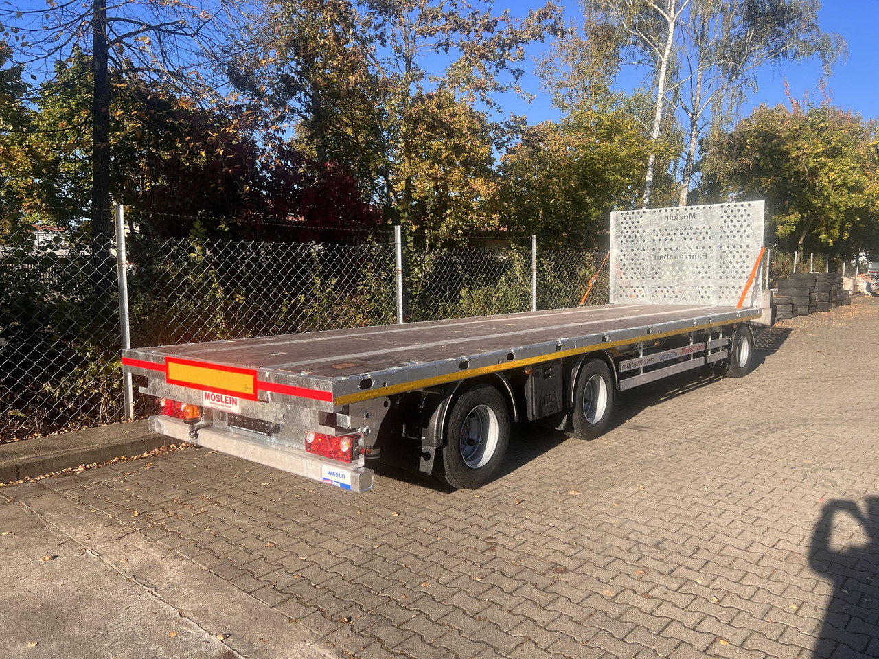 New Low loader trailer Möslein T 3 Plato 8,6 m  3 Achs Jumbo- Plato- Anhänger 8,60 m, Mega: picture 6