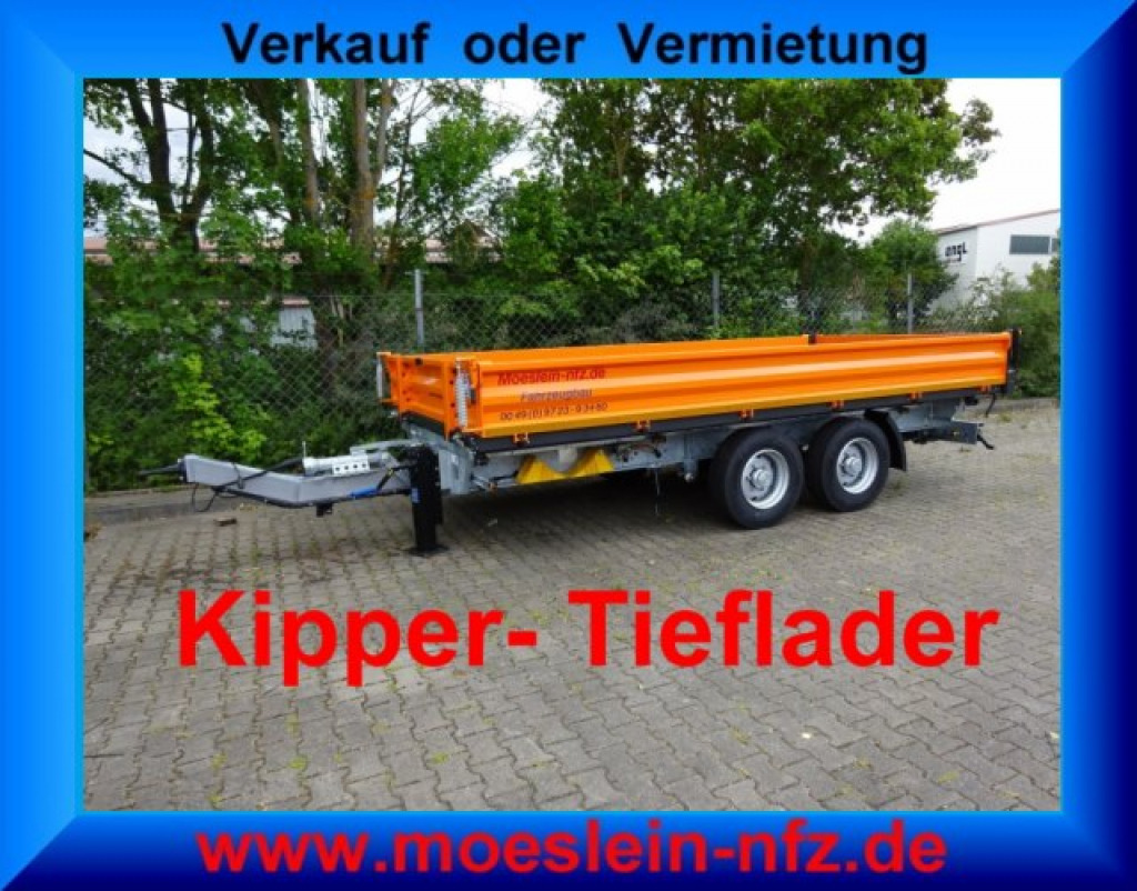 Möslein TTD11 Orange neuer Tandem 3- Seitenkipper Tieflader-- Neufahrzeug -- - Tipper trailer: picture 4 Möslein TTD11 Orange neuer Tandem 3- Seitenkipper Tieflader-- Neufahrzeug -- - Tipper trailer: picture 4