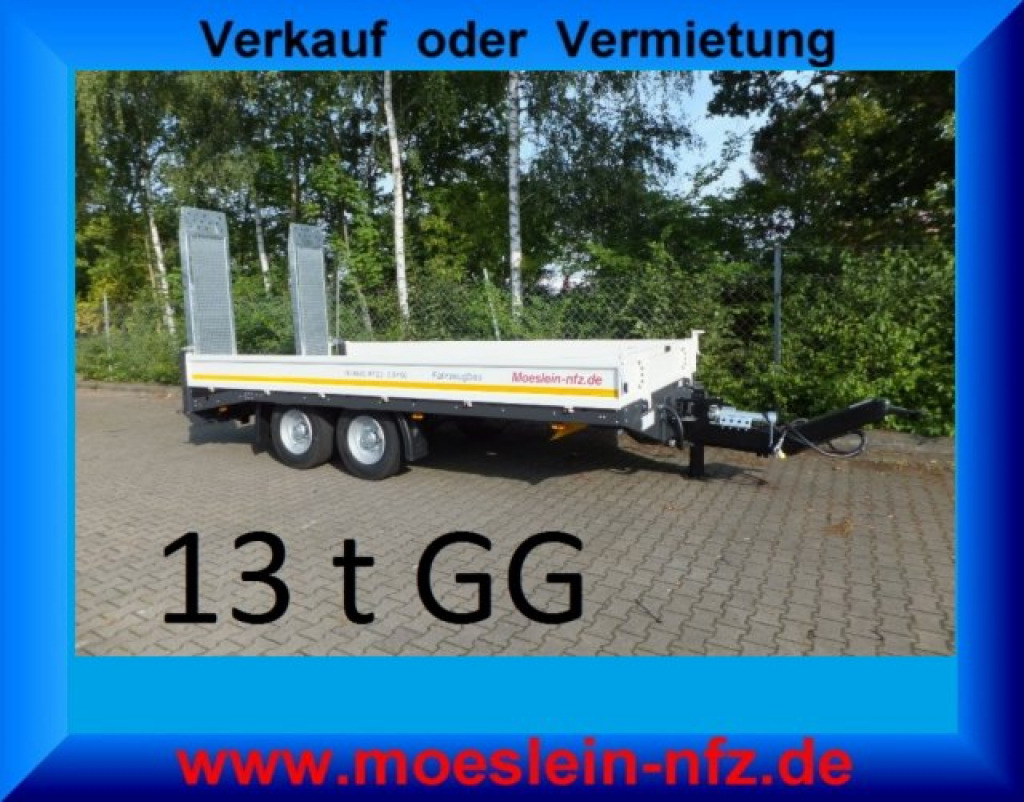 Möslein TTT 13- 5,2 Weiß Neuer Tandemtieflader 13 t GG - Low loader trailer: picture 1 Möslein TTT 13- 5,2 Weiß Neuer Tandemtieflader 13 t GG - Low loader trailer: picture 1