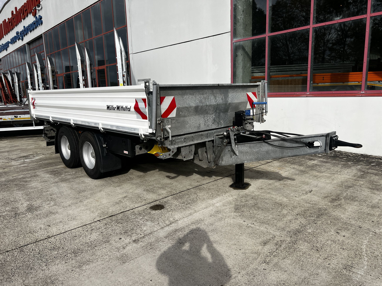 Müller Mitteltal TA-2 14,4 t Tandemkipper- Tieflader Breitbereifung NEUWERTIG - Tipper trailer: picture 3 Müller Mitteltal TA-2 14,4 t Tandemkipper- Tieflader Breitbereifung NEUWERTIG - Tipper trailer: picture 3