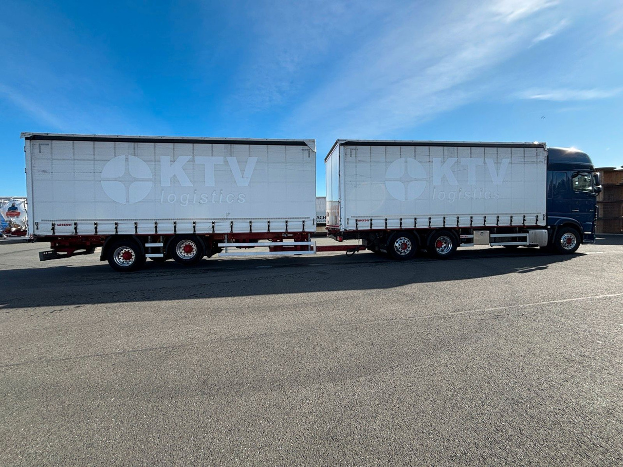 DAF SSC XF 480 Jumbozug + Anh Wecon Staplerhalterung - Curtainsider truck: picture 5 DAF SSC XF 480 Jumbozug + Anh Wecon Staplerhalterung - Curtainsider truck: picture 5