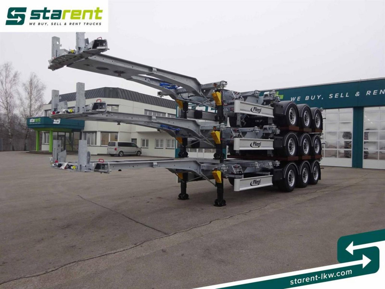 Fliegl Containerchassis ADR 1x20/2x20/1x30/1x40/1x45 - Chassis semi-trailer: picture 1 Fliegl Containerchassis ADR 1x20/2x20/1x30/1x40/1x45 - Chassis semi-trailer: picture 1