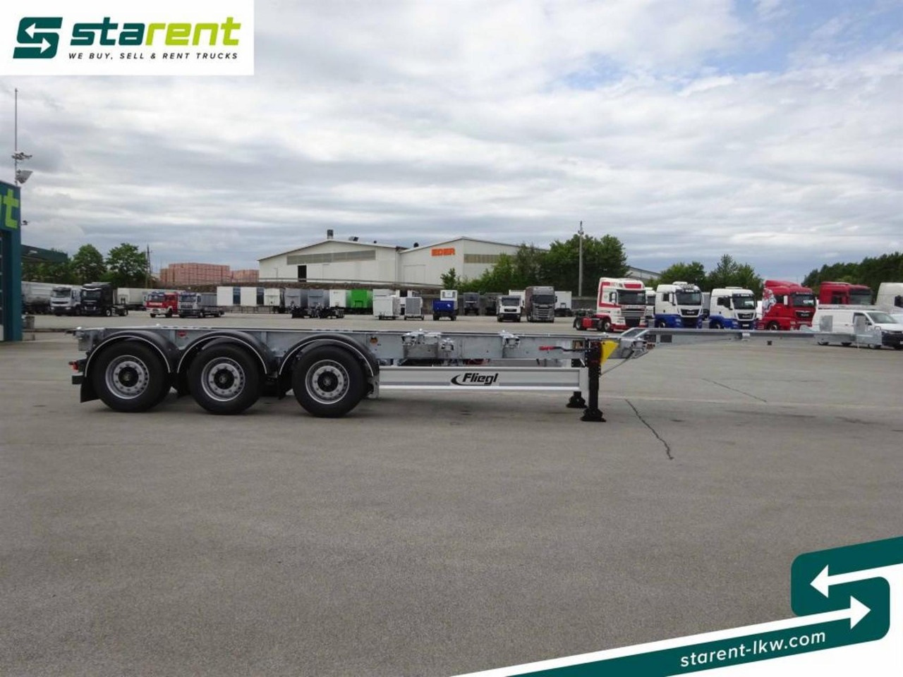 Fliegl Containerchassis ADR 1x20/2x20/1x30/1x40/1x45 - Chassis semi-trailer: picture 4 Fliegl Containerchassis ADR 1x20/2x20/1x30/1x40/1x45 - Chassis semi-trailer: picture 4