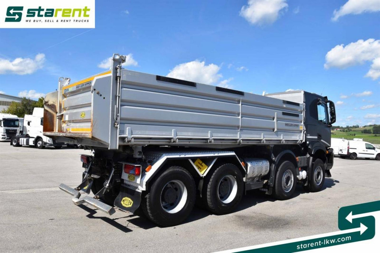Tipper Iveco T-Way 510 8x4 Meiler 3 Seitenkipper Navi Drehlicht: picture 5
