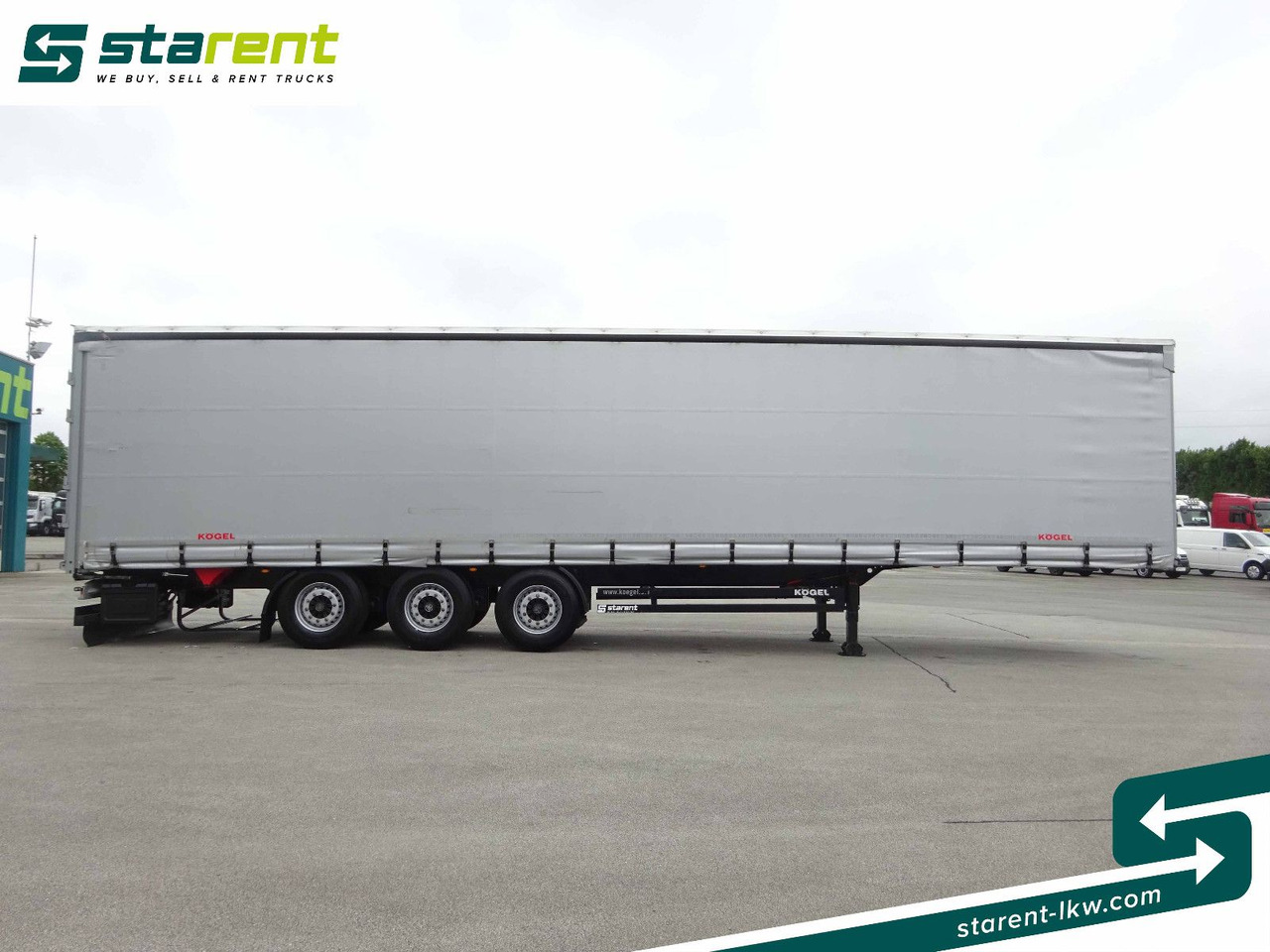 Kögel Tautliner, Liftachse, Hubdach, XL Zertifikat - Curtainsider semi-trailer: picture 4 Kögel Tautliner, Liftachse, Hubdach, XL Zertifikat - Curtainsider semi-trailer: picture 4