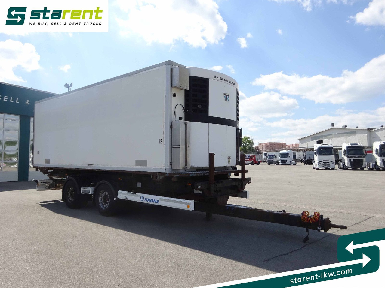 Krone Jumbotandemlafette, BDF Wechselrahmen - Refrigerator trailer: picture 3 Krone Jumbotandemlafette, BDF Wechselrahmen - Refrigerator trailer: picture 3