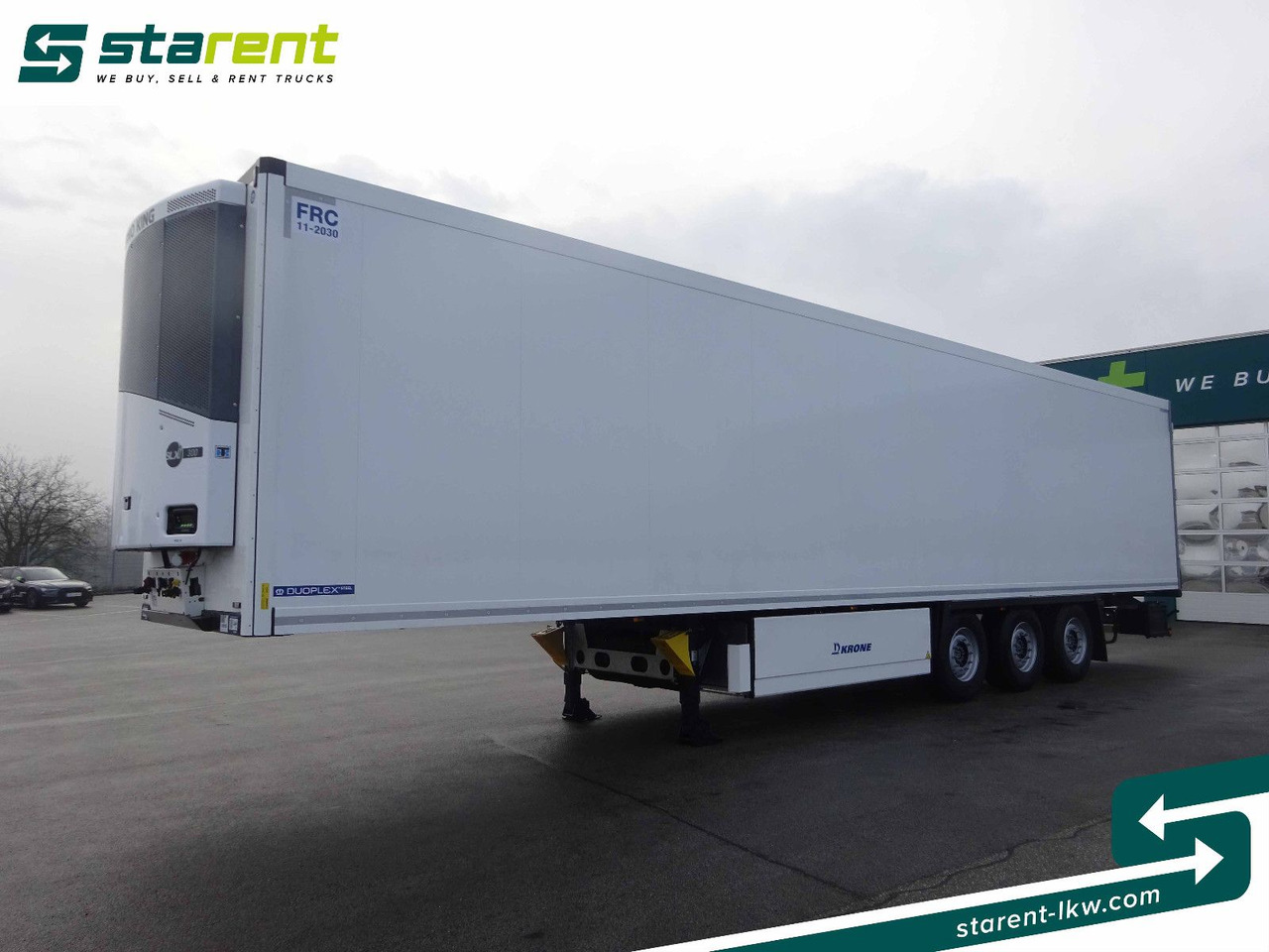 Krone Tiefkühler TK SLXi300 Doppelstock Blumenbreit - Refrigerator semi-trailer: picture 1 Krone Tiefkühler TK SLXi300 Doppelstock Blumenbreit - Refrigerator semi-trailer: picture 1