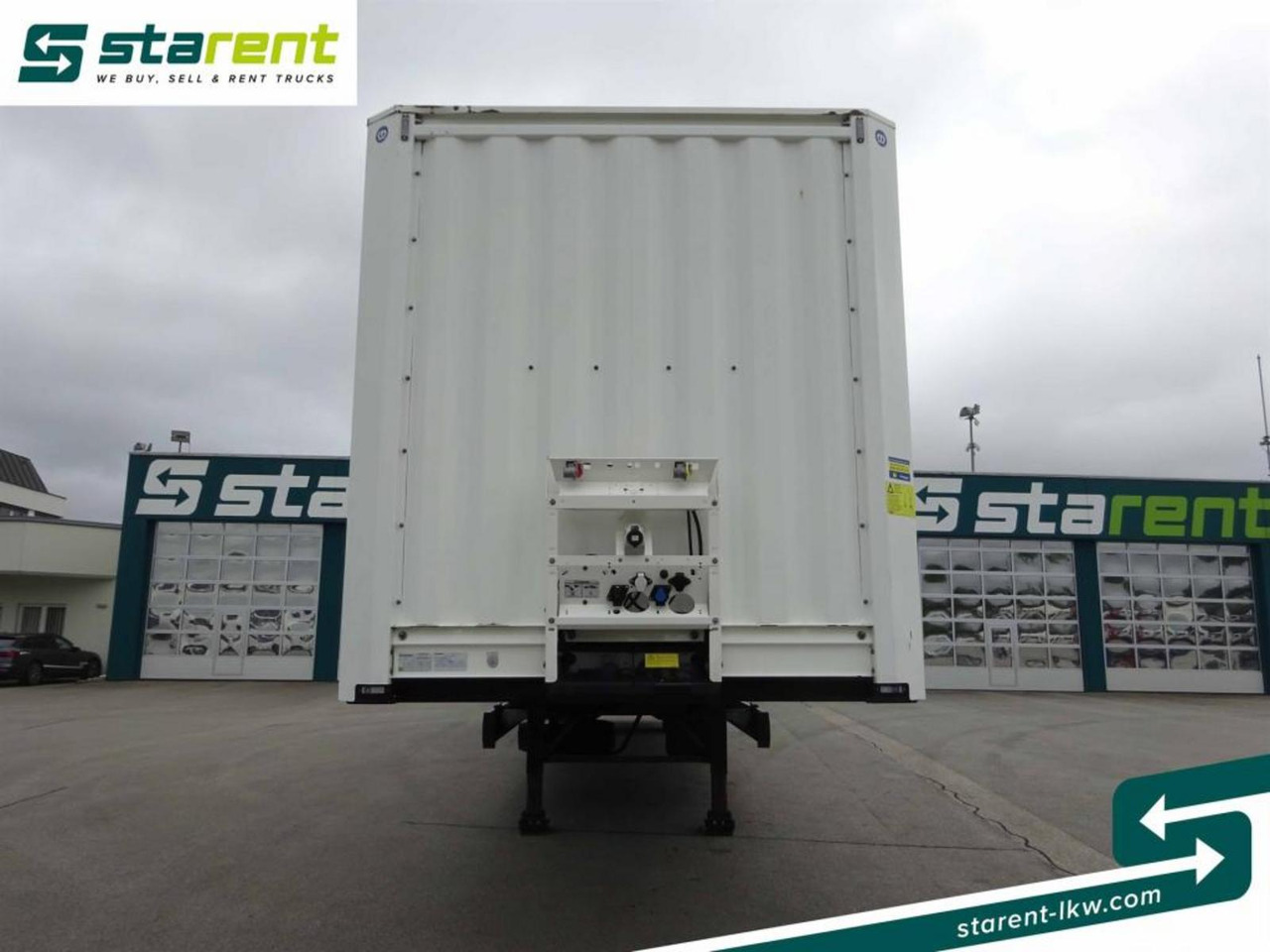 Krone Trockenfrachtkoffer, Dautel LBW 2.500 KG - Closed box semi-trailer: picture 2 Krone Trockenfrachtkoffer, Dautel LBW 2.500 KG - Closed box semi-trailer: picture 2