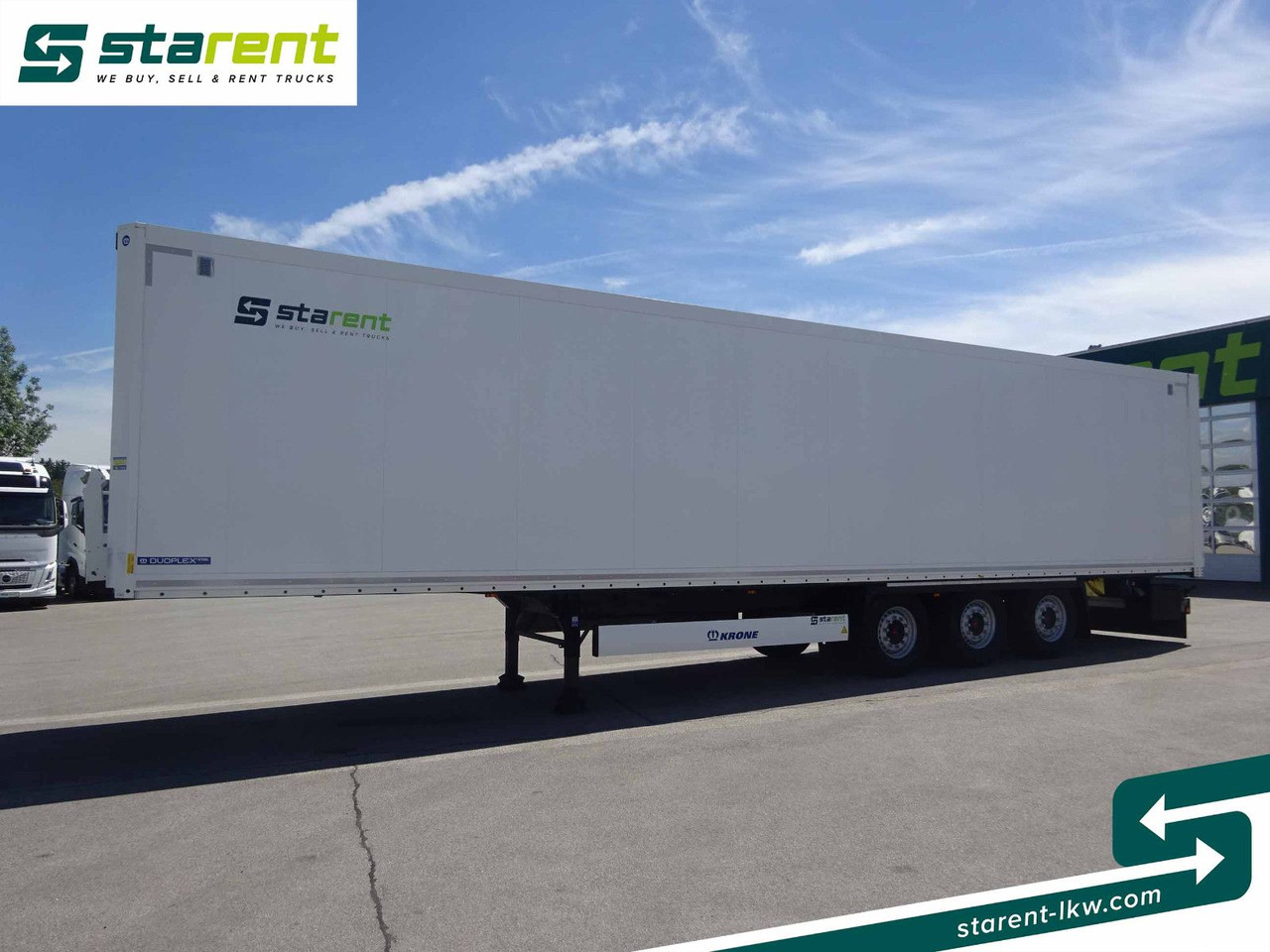 Krone Trockenfrachtkoffer, Doppelstock, Liftachse, SAF - Closed box semi-trailer: picture 1 Krone Trockenfrachtkoffer, Doppelstock, Liftachse, SAF - Closed box semi-trailer: picture 1
