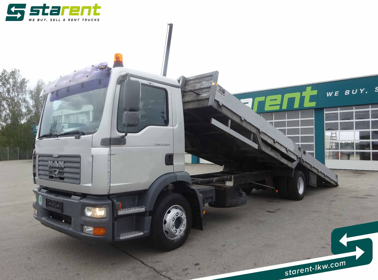 MAN TGM 12.280, Fahrzeugtransporter, kippbar - Tow truck: picture 1 MAN TGM 12.280, Fahrzeugtransporter, kippbar - Tow truck: picture 1