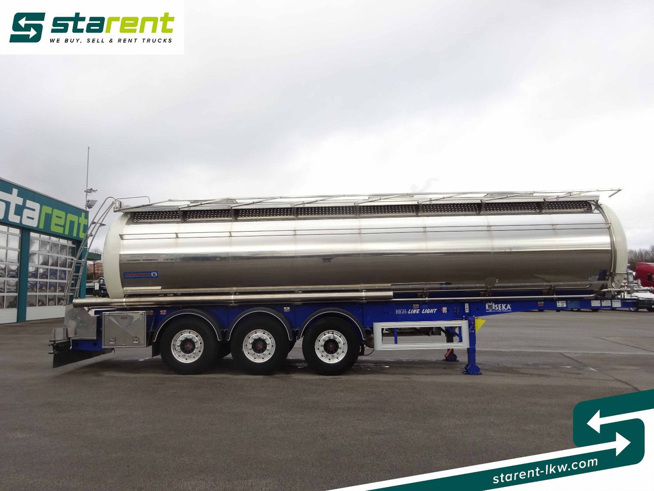 SEKA Lebensmitteltank, 31.000L, Liftachse, Alufelgen - Tank semi-trailer: picture 4 SEKA Lebensmitteltank, 31.000L, Liftachse, Alufelgen - Tank semi-trailer: picture 4