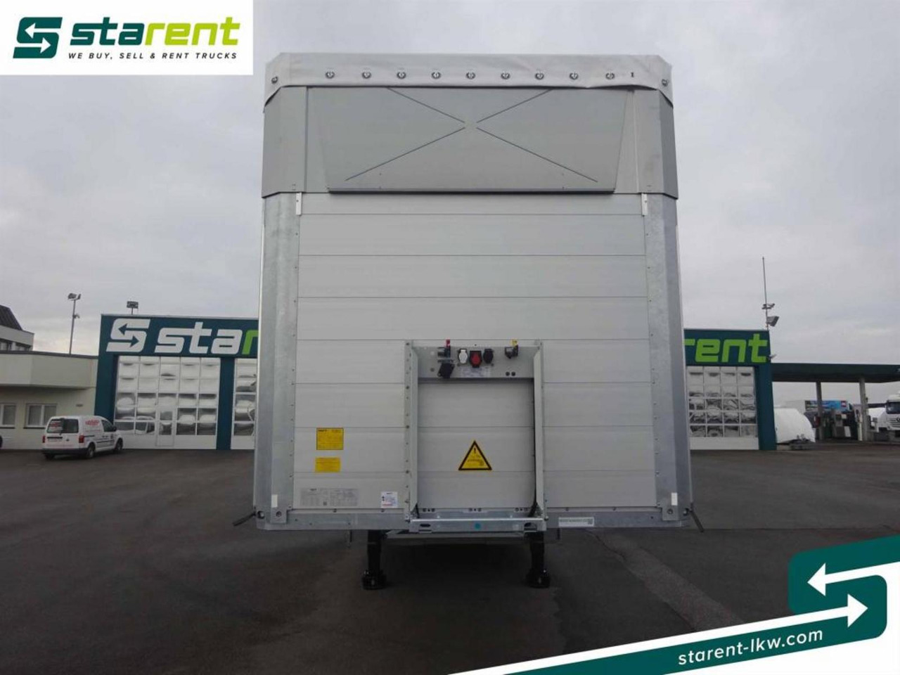 Schmitz Tautliner, Bordwand 60cm, Hubdach, Liftachse - Curtainsider semi-trailer: picture 2 Schmitz Tautliner, Bordwand 60cm, Hubdach, Liftachse - Curtainsider semi-trailer: picture 2