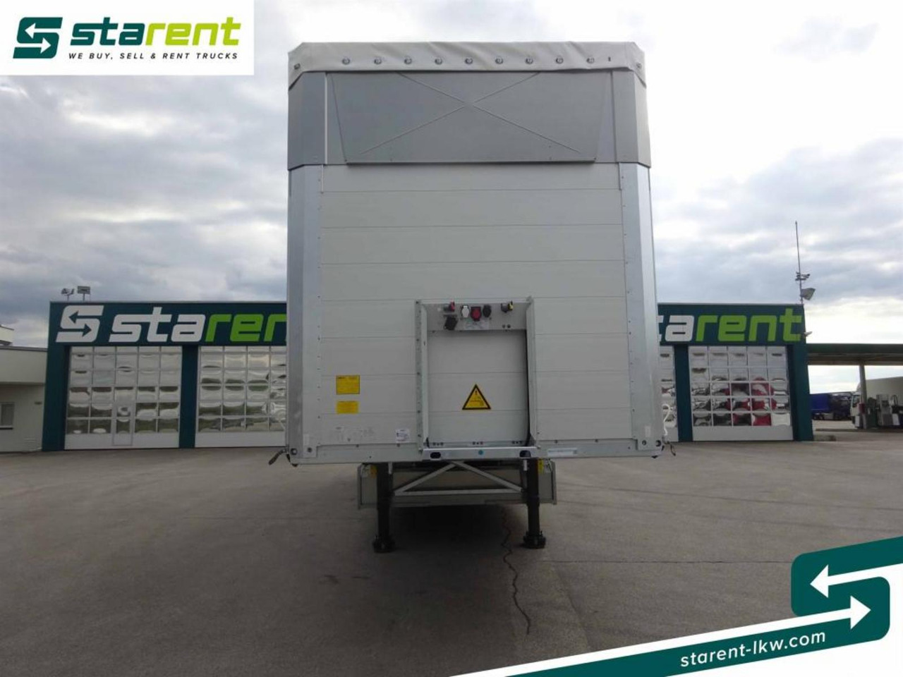 Schmitz Tautliner, Hubdach, Liftachse, Palettenkasten, XL - Curtainsider semi-trailer: picture 2 Schmitz Tautliner, Hubdach, Liftachse, Palettenkasten, XL - Curtainsider semi-trailer: picture 2