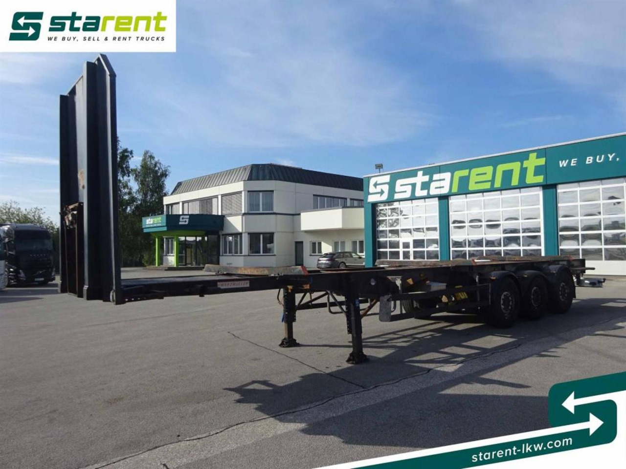 Schwarzmüller Holzrungenauflieger Liftachse TÜV gültig bis 09/25 - Log semi-trailer: picture 1 Schwarzmüller Holzrungenauflieger Liftachse TÜV gültig bis 09/25 - Log semi-trailer: picture 1