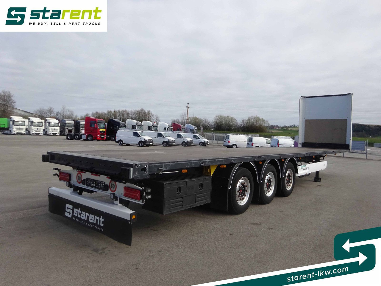 Wielton Tautliner Plateu, Liftachse 1 & 3 Achse - Dropside/ Flatbed semi-trailer: picture 5 Wielton Tautliner Plateu, Liftachse 1 & 3 Achse - Dropside/ Flatbed semi-trailer: picture 5