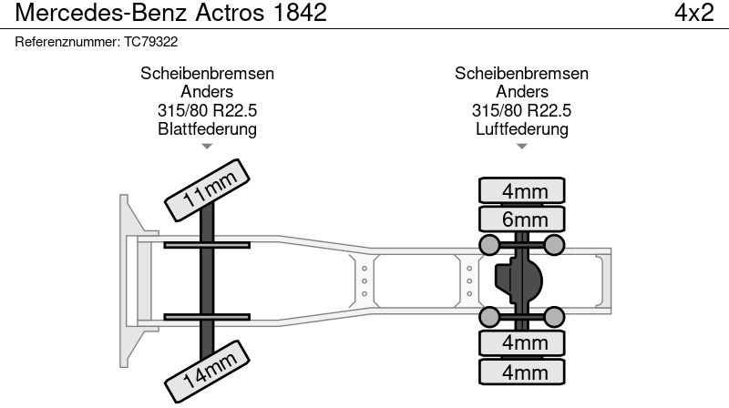 Tractor unit Mercedes-Benz Actros 1842: picture 7 Tractor unit Mercedes-Benz Actros 1842: picture 7