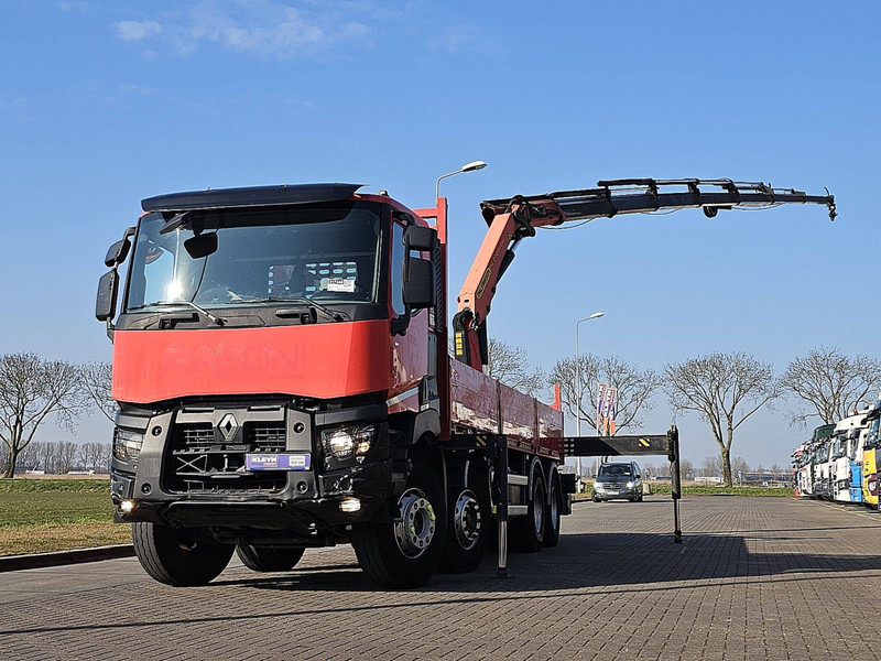 Renault C 430 8X4 PALF. PK27000-F - Dropside/ Flatbed truck, Crane truck: picture 1 Renault C 430 8X4 PALF. PK27000-F - Dropside/ Flatbed truck, Crane truck: picture 1