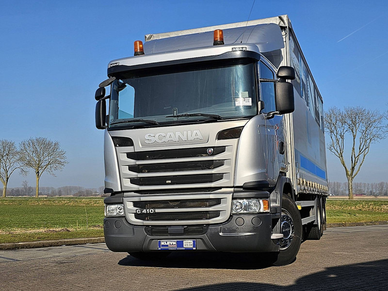 Scania G410 PLAFINGER FORKLIFT - Curtainsider truck: picture 1 Scania G410 PLAFINGER FORKLIFT - Curtainsider truck: picture 1