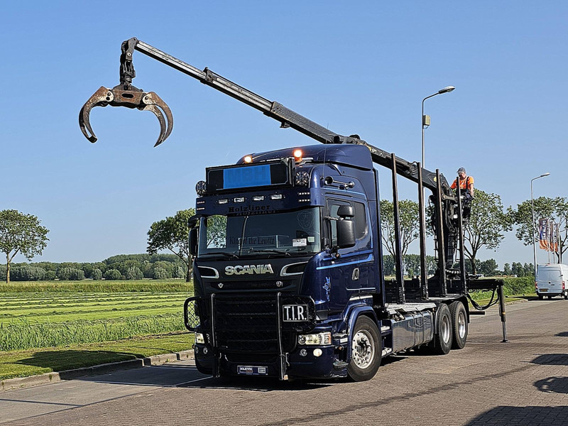 Scania R730 PALFING M120 WOOD - Log truck, Crane truck: picture 2 Scania R730 PALFING M120 WOOD - Log truck, Crane truck: picture 2
