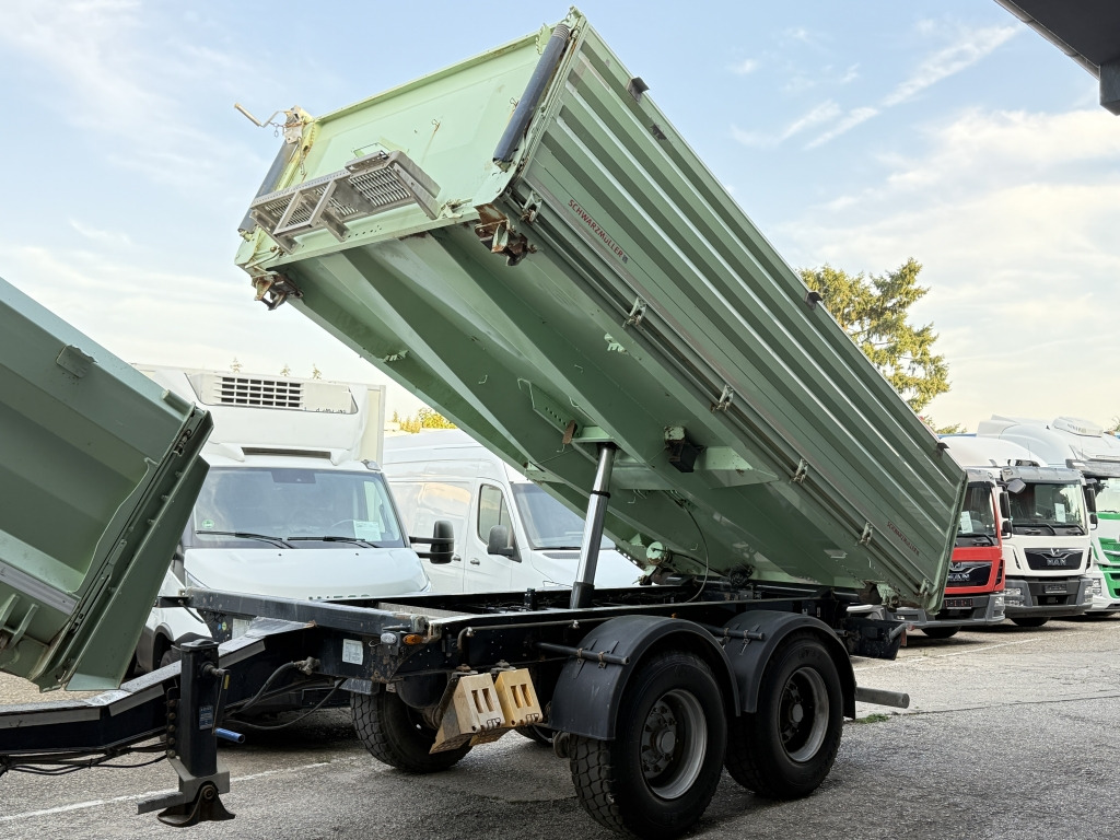 Schwarzmüller Z2 Tandem 13m³ 3-Seitenkipper Luftfederung Plane - Tipper trailer: picture 1 Schwarzmüller Z2 Tandem 13m³ 3-Seitenkipper Luftfederung Plane - Tipper trailer: picture 1