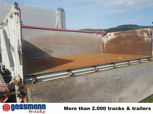 Tipper body 3-S-Kippbrücke, Alu Pendelbordwände und abklappbar, 13 cbm: picture 9