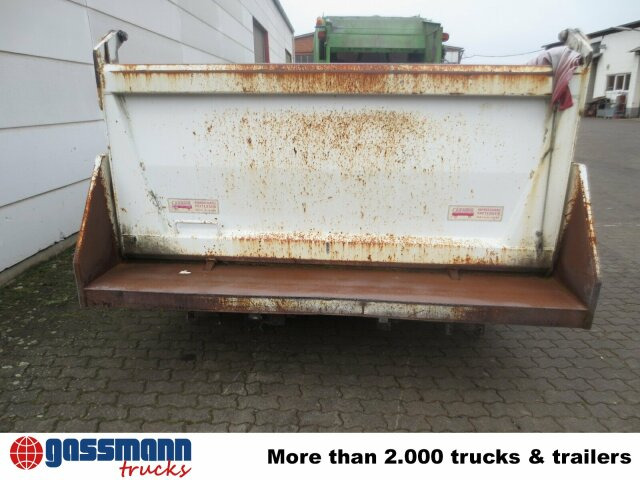Tipper body 3-S-Kippbrücke, Alu Pendelbordwände und abklappbar, 13 cbm: picture 8