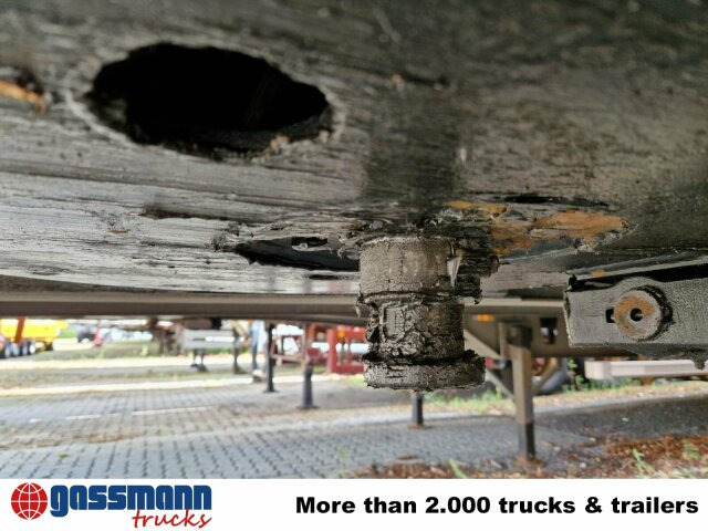 Dropside/ Flatbed semi-trailer Ackermann PS-F 5.3/13.5 EZG SPS, Edscha-Verdeck, Lenkachse: picture 6