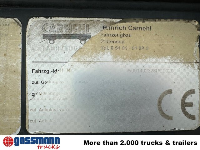 Carnehl CHKS/HH, Stahlmulde ca. 25m³ - Tipper semi-trailer: picture 2 Carnehl CHKS/HH, Stahlmulde ca. 25m³ - Tipper semi-trailer: picture 2