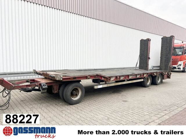 Goldhofer TU 3-24/80, hydr. Rampen, Verbr. auf 3m - Low loader trailer: picture 1 Goldhofer TU 3-24/80, hydr. Rampen, Verbr. auf 3m - Low loader trailer: picture 1