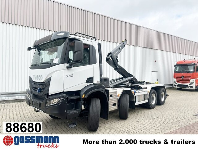 Iveco X-Way AD360X48Z 8x4, Motorabtrieb, Navi, - Hook lift truck: picture 1 Iveco X-Way AD360X48Z 8x4, Motorabtrieb, Navi, - Hook lift truck: picture 1