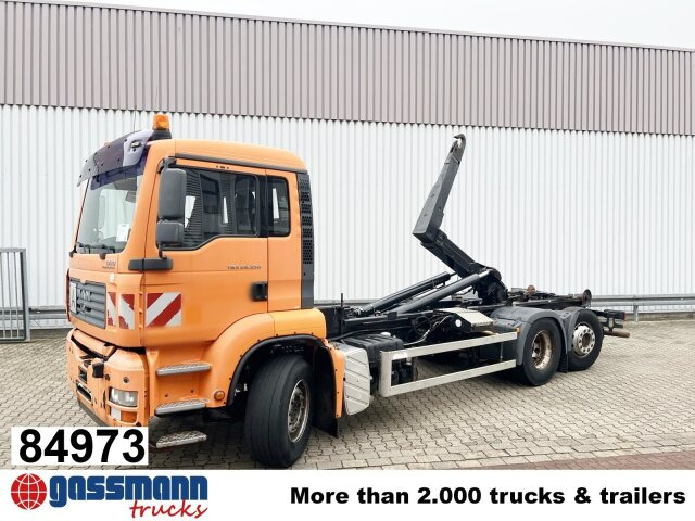 MAN TGA 26.350/400 6x2-2 BL, Lenk-/Liftachse - Hook lift truck, Crane truck: picture 1 MAN TGA 26.350/400 6x2-2 BL, Lenk-/Liftachse - Hook lift truck, Crane truck: picture 1