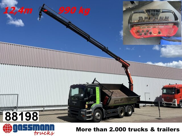 MAN TGA 26.363 6x4 BB, PK 16502 C Kran, absattelbar, - Tipper, Crane truck: picture 1 MAN TGA 26.363 6x4 BB, PK 16502 C Kran, absattelbar, - Tipper, Crane truck: picture 1