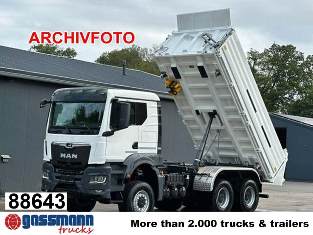 MAN TGS 26.470 6x6 BB, Hohe Bauart, Navi, - Tipper: picture 1 MAN TGS 26.470 6x6 BB, Hohe Bauart, Navi, - Tipper: picture 1